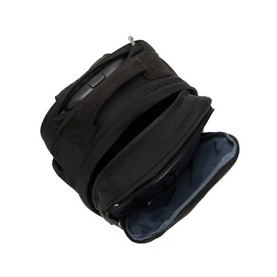 Kipling Gaze Large Rolling Backpacks True Black | CA 1818MQ